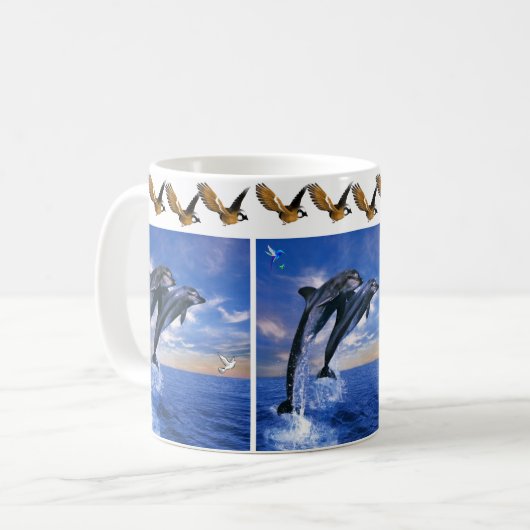 Mug dauphins (Devant gauche)