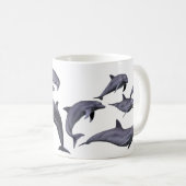 Mug Dauphins (Devant droit)