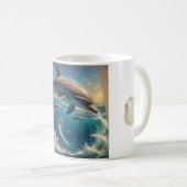 Mug Dauphins (Devant droit)