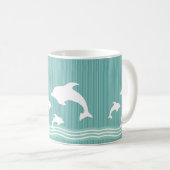Mug Dauphins (Devant droit)
