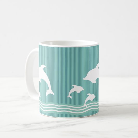 Mug Dauphins (Devant gauche)