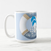 Mug Dauphins côtiers bleus (Gauche)