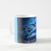 Mug Dauphins d'amour (Devant gauche)