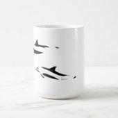Mug Dauphins de verdure (collection de silhouettes océ (Centre)
