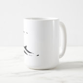 Mug Dauphins de verdure (collection de silhouettes océ (Devant droit)