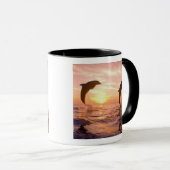 Mug Dauphins de verdure Tursiops truncatus (Devant droit)