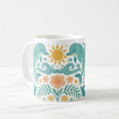 Mug Dauphins Joueurs Océan tropical (Devant gauche)