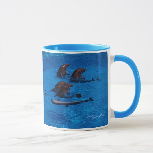 Mug « dauphins perdus » by mysteryella (Droite)