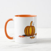 Mug d'automne avec Citrouille (Gauche)