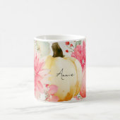 Mug d'automne avec Citrouilles et fleurs (Centre)
