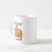 Mug d'automne, Mug C'est La Saison, Mug de café d' (Devant gauche)