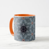 Mug d'automne orangé à motifs 10oz (Devant gauche)