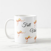 Mug d'automne personnalisé - Vibes d'automne perso (Gauche)