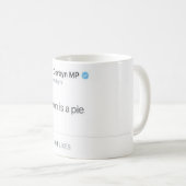 Mug Davey Cameron est un tarte (Devant droit)