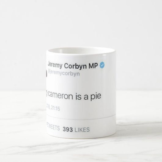 Mug Davey Cameron est un tarte (Centre)