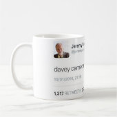 Mug Davey Cameron est un tarte (Gauche)