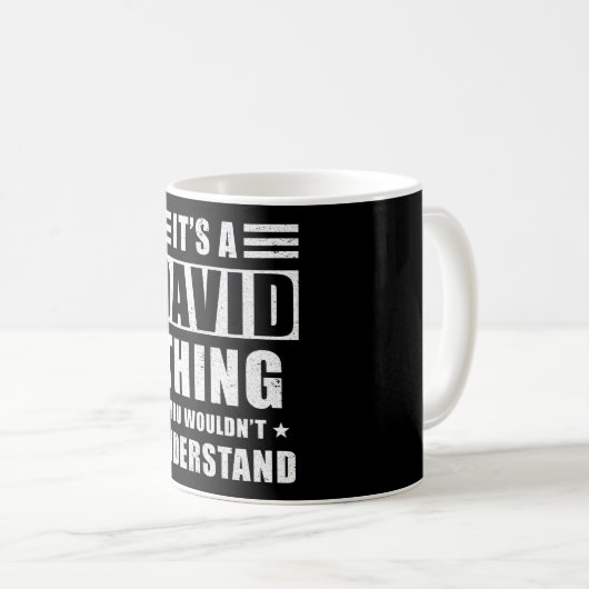 Mug David Gift (Devant droit)