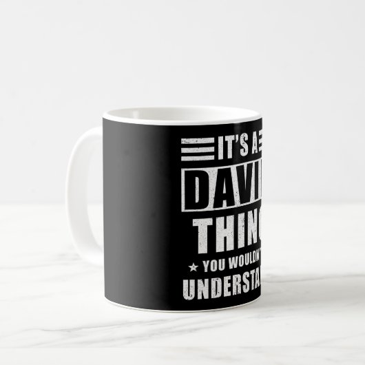 Mug David Gift (Devant gauche)