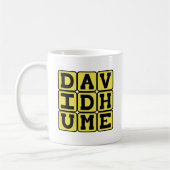 Mug David Hume, philosophe écossais (Gauche)