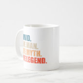 Mug David L'Homme Le Mythe La Légende (Devant gauche)