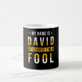 Mug David Name Don Drôle Dit (Centre)