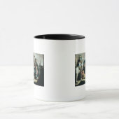 Mug David offrant la tête de Goliath au Roi Saul (Centre)