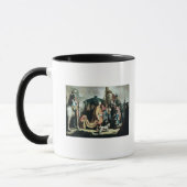 Mug David offrant la tête de Goliath au Roi Saul (Gauche)