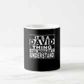 Mug DAVID Surname Personalized Giant (Centre)
