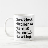Mug Dawkins&Hitchens&Harris&Dennett&Hawking - la (Gauche)