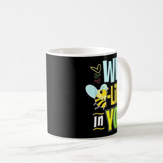 Mug Day Bee Test Chemises Pour Les Femmes Enseignant C (Devant droit)