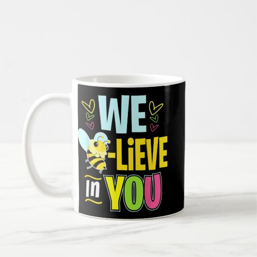 Mug Day Bee Test Chemises Pour Les Femmes Enseignant C (Gauche)