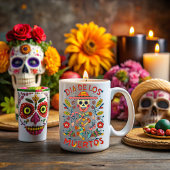 Mug Day of the dead, Mexican holiday