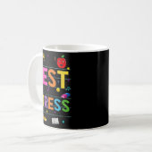 Mug Day Rock L'Enseignant Test Drôle Test Jour Étudian (Devant gauche)