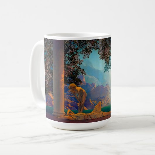Mug DAYBREAK Maxfield Parrish 1922 vintage (Devant gauche)