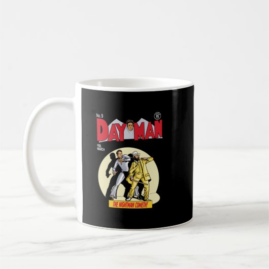 Mug Dayman - Le Nightman Comporte Un T-Shirt Classique (Gauche)
