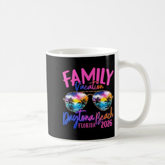 Mug Daytona Beach Florida Vacation 2026 Matching Famil (Droite)