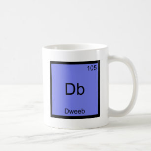 Mug DB - Pièce en t drôle de symbole d'élément de