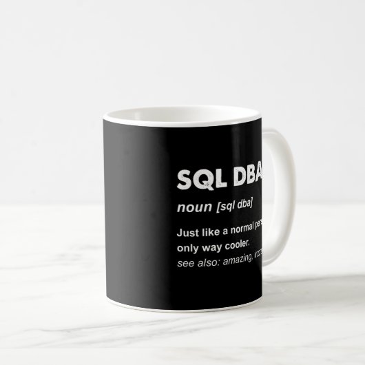 Mug Dba SQL (Devant droit)