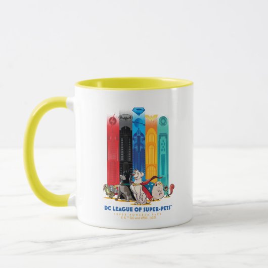 Mug DC League of Super-Pets Metropolis Towers (Gauche)