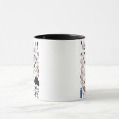 Mug ） de 下 de （de 其のまま地口猫飼好五十三疋, chats de 国芳 (3), (Centre)