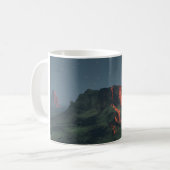 Mug de 11 oz avec l'image "Monuments du désert" (Devant gauche)