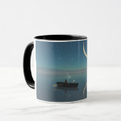 mug de 14 oz avec l'image "Paisible" (Devant gauche)