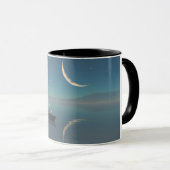 mug de 14 oz avec l'image "Paisible" (Devant droit)
