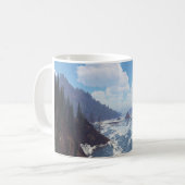 Mug de 330ml avec image "Côte rocheuse" (Devant gauche)