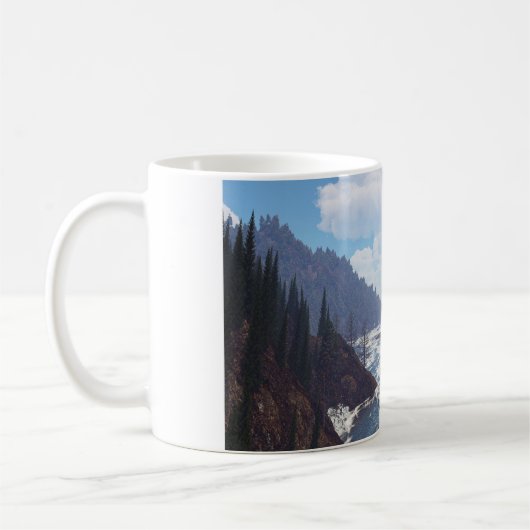 Mug de 330ml avec image "Côte rocheuse" (Gauche)