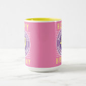 Mug de anniversaire avec âge, nom et date (Centre)