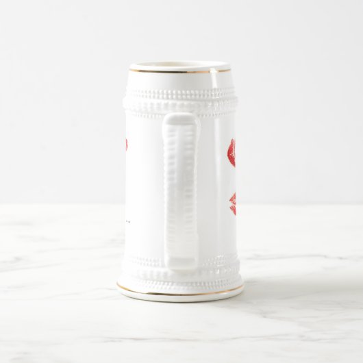 Mug de baiser et d'amour (Poignée)