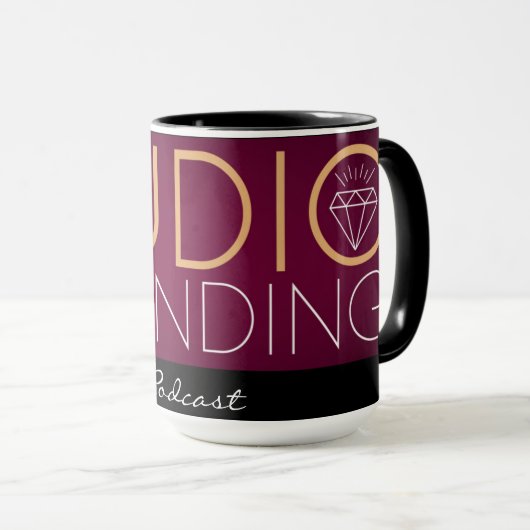Mug de baladodiffusion de marque audio (Devant droit)