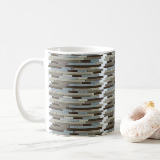 Mug de bande mosaïque (Avec donut)