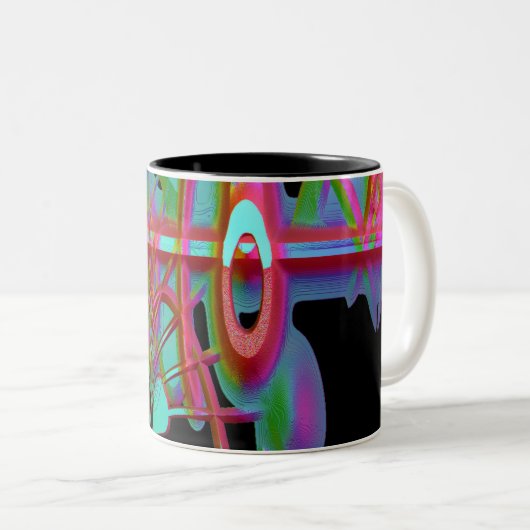 Mug de bascule Abstrait (Devant droit)